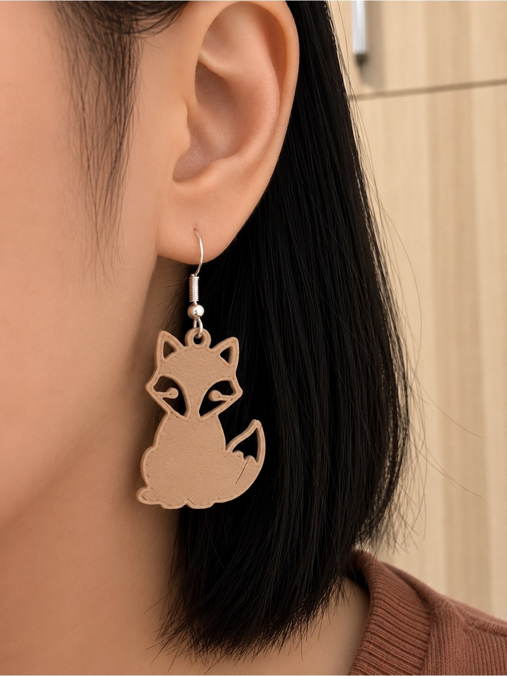 Fox Dangle Earrings - Women Accessories